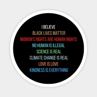 SGO I Believe Manifesto Magnet